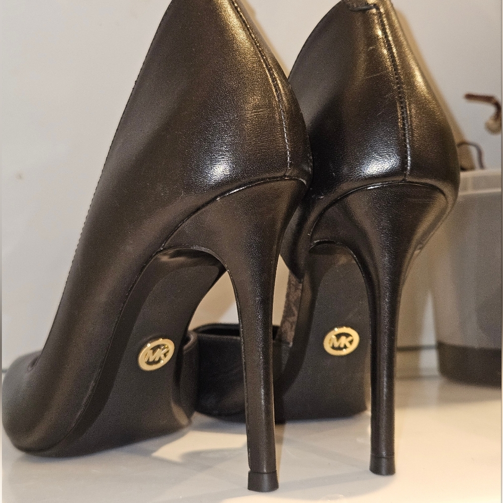 Michael Kots Dorsey Keke Black Stiletto Heels - Picture 12 of 12